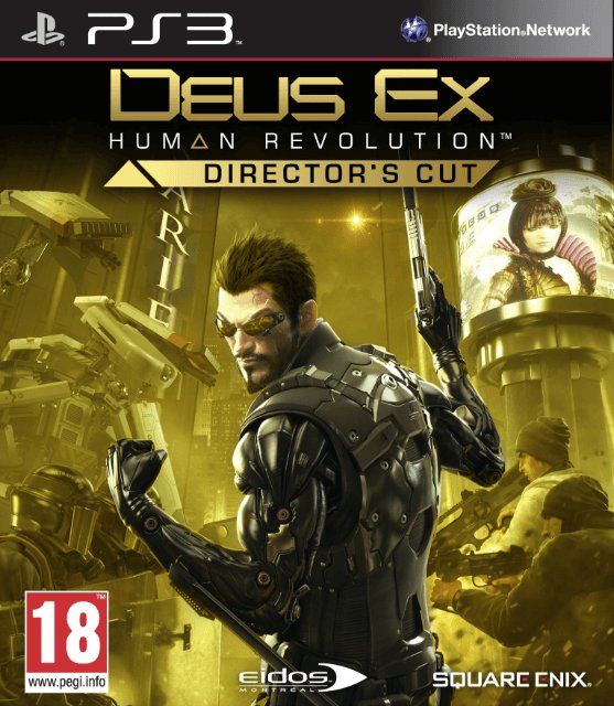 PS3 Deus Ex: Human Revolution Director's Cut обложки