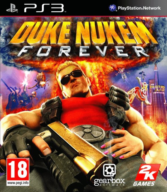 PS3 Duke Nukem Forever kaas