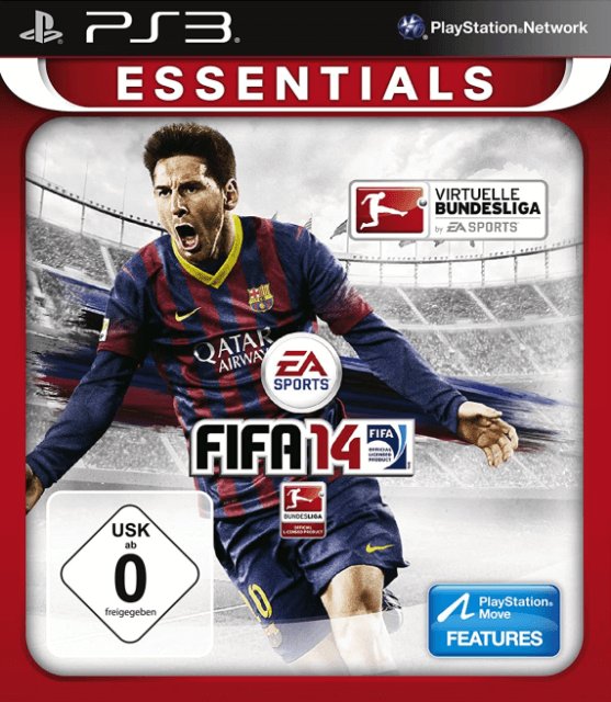 PS3 FIFA 14 Essentials обложки