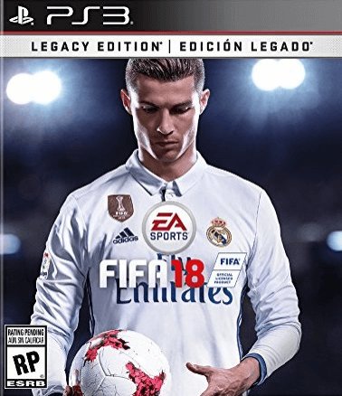 PS3 FIFA 18 Legacy Edition cover
