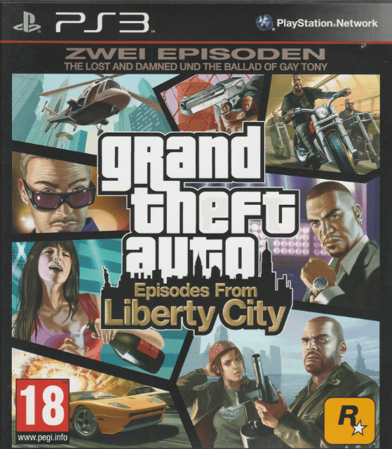PS3 Grand Theft Auto: Episodes from Liberty City cover
