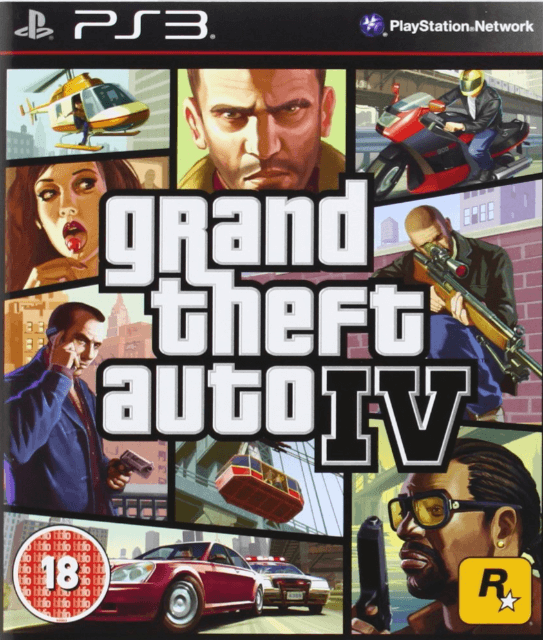 PS3 Grand Theft Auto IV kaas