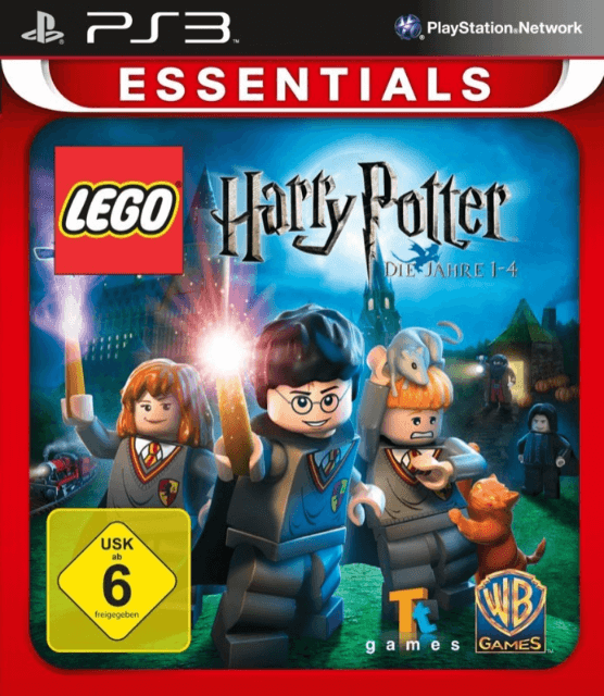 PS3 LEGO Harry Potter: Die Jahre 1-4 Essentials cover