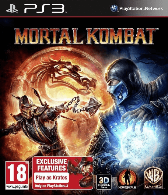 PS3 Mortal Kombat kaas