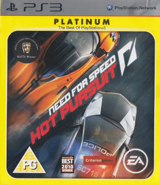 PS3 Need for Speed: Hot Pursuit Platinum обложки