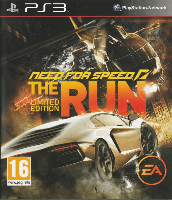 PS3 Need for Speed: The Run Limited Edition обложки