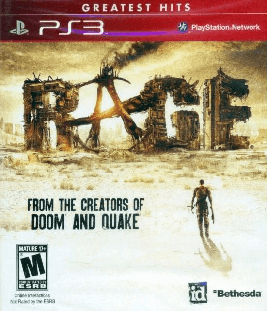 PS3 Rage Greatest Hits обложки