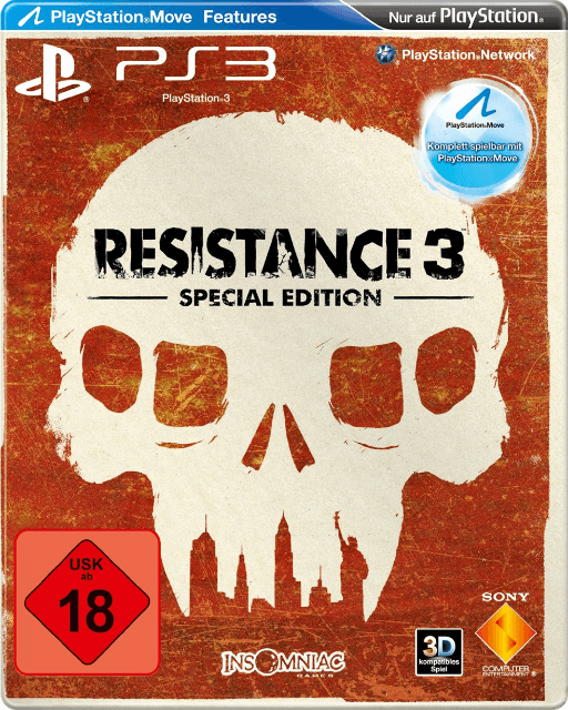 PS3 Resistance 3 Special Edition обложки