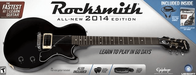 PS3 Rocksmith 2014 Edition Bundle w/ Guitar cover