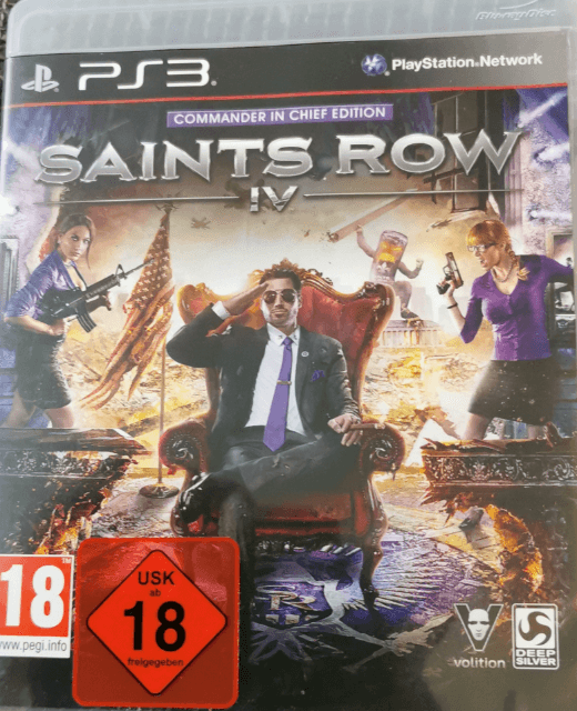 PS3 Saints Row IV Commander in Chief Edition cover