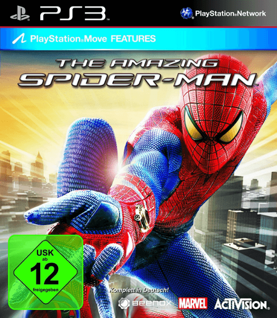 PS3 The Amazing Spider-Man обложки
