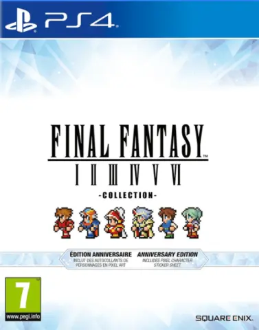 PS4 Final Fantasy I-VI Collection Pixel Remaster Anniversary Edition