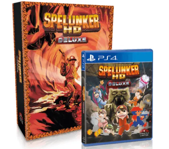 PS4 Spelunker HD Deluxe Collector's Edition kaas