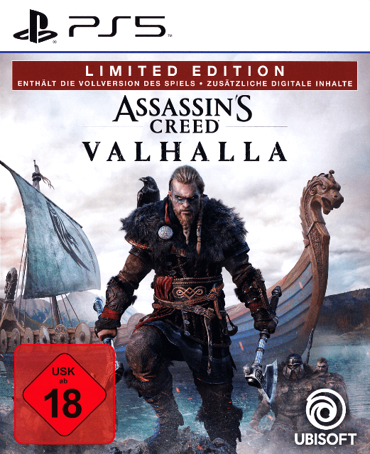 PS5 Assassin's Creed: Valhalla Limited Edition cover