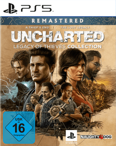 PS5 Uncharted: Legacy of Thieves Collection Remastered cover