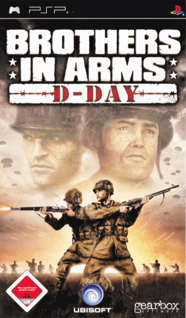 PSP Brothers in Arms: D-Day обложки