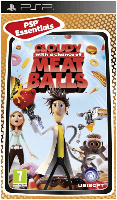 PSP Cloudy With a Chance of Meatballs PSP Essentials cover
