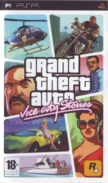PSP Grand Theft Auto: Vice City Stories обложки