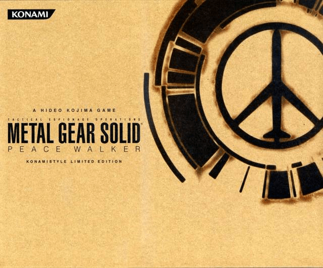 PSP Metal Gear Solid: Peace Walker KonamiStyle Special Limited Edition kaas