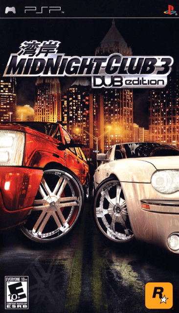 PSP Midnight Club 3: DUB Edition обложки