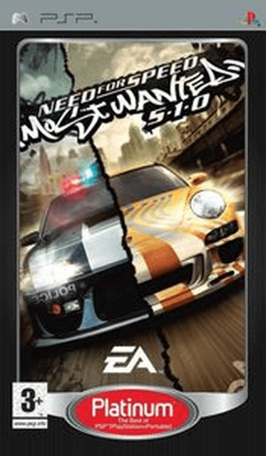 PSP Need for Speed Most Wanted 5-1-0 Platinum обложки