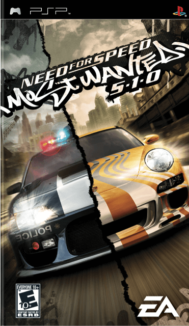 PSP Need for Speed Most Wanted 5-1-0 kaas
