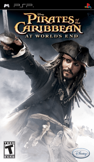 PSP Pirates of the Caribbean: At World's End обложки