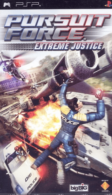 PSP Pursuit Force: Extreme Justice обложки