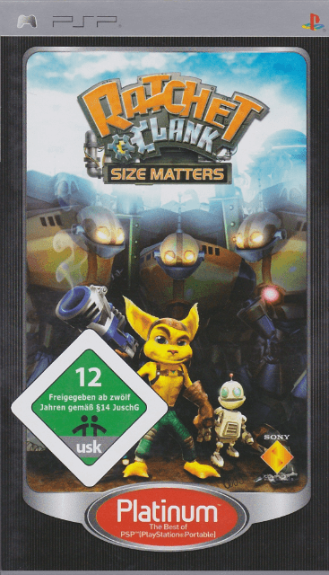 PSP Ratchet & Clank: Size Matters Platinum kaas