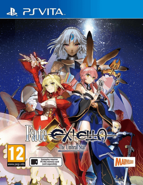 PSV Fate/Extella: The Umbral Star обложки