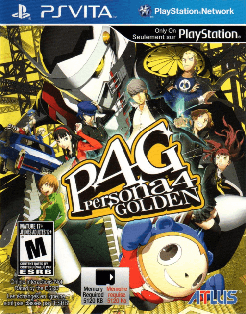 PSV Persona 4 Golden cover