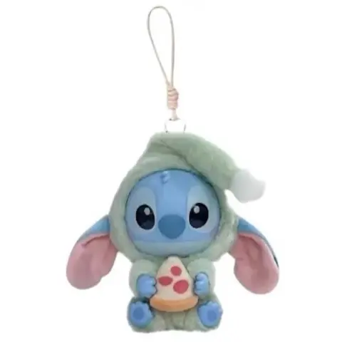 Stitch - Eat Someting Before Sleep Series Plush - Crispy Pizza, 16cm cover