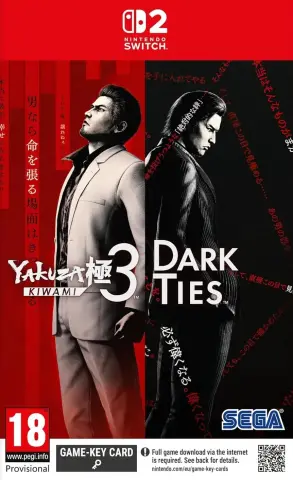 SWITCH 2 Yakuza Kiwami 3 & Dark Ties (Game-Key Card) kaas