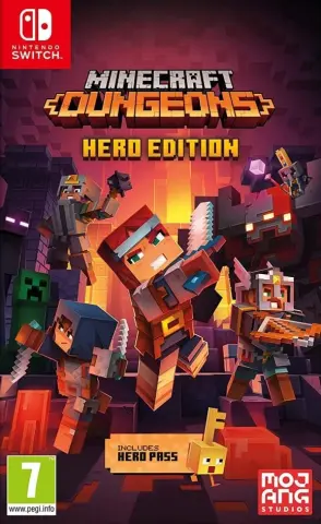 SWITCH Minecraft Dungeons Hero Edition обложки