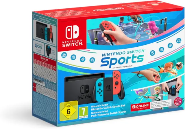 SWITCH + NINTENDO SWITCH SPORTS SWITCH PACK SWITCH SPORTS обложки