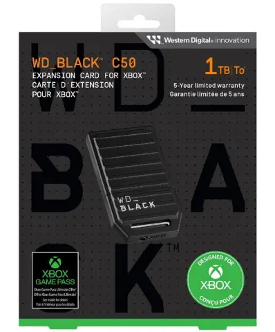 Western Digital WD_BLACK C50 Expansion Card 1TB for Xbox Series X/S cover