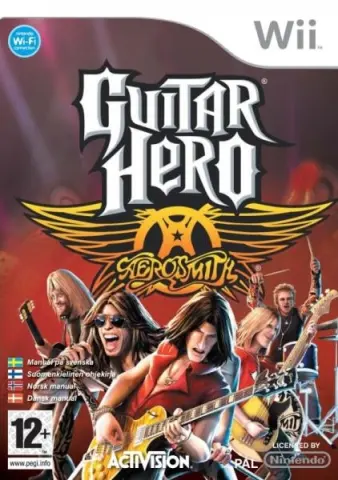Wii Guitar Hero: Aerosmith kaas