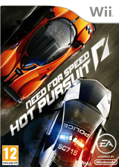 Wii Need for Speed: Hot Pursuit обложки