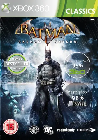 Xbox 360 Batman: Arkham Asylum kaas