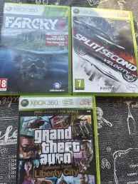 Xbox 360 Bundle - Far Cry 3, Split Second, GTA