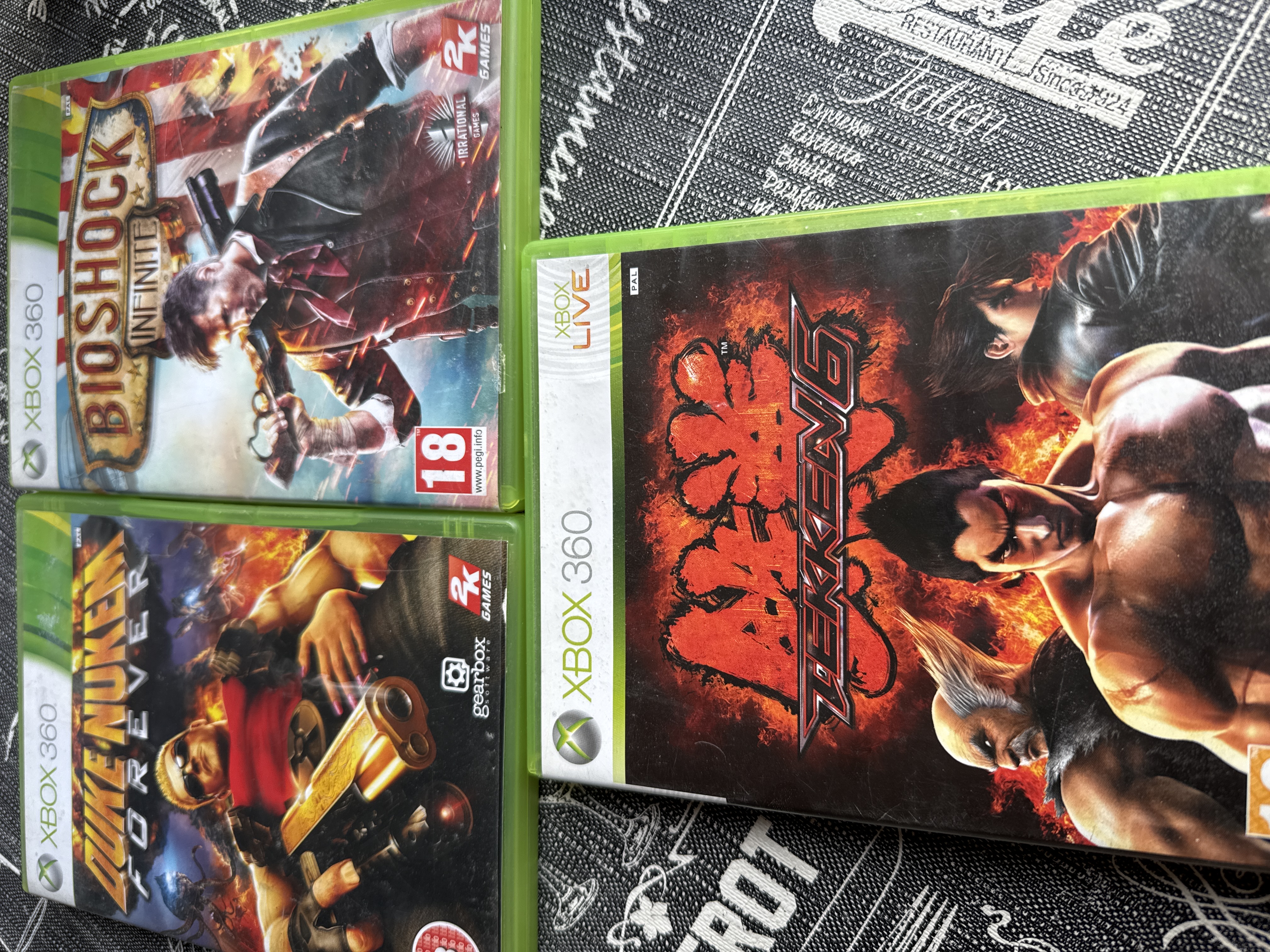 Xbox 360 Bundle - Tekken 6, Duke Nukem Forever, BioShock Infinite cover