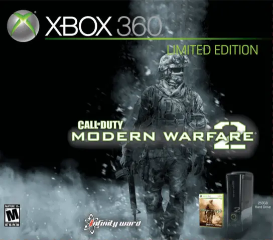 Xbox 360 Call of Duty: Modern Warfare 2 Bundle, 250GB kaas