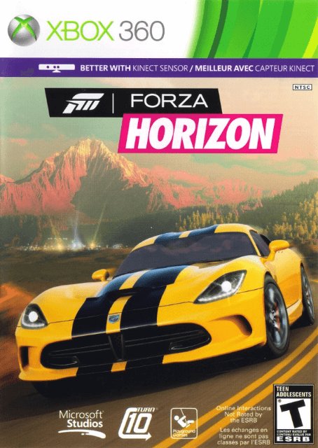 Xbox 360 Forza Horizon обложки