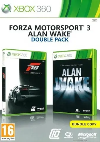 Xbox 360 Forza Motorsport 3, Alan Wake Double Pack kaas