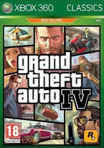 Xbox 360 Grand Theft Auto IV (GTA 4) kaas