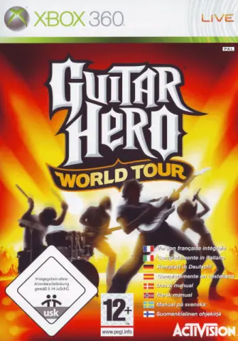 Xbox 360 Guitar Hero World Tour kaas