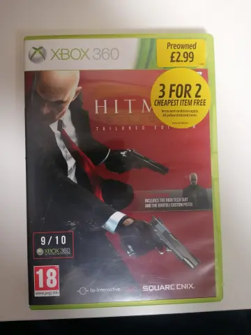Xbox 360 Hitman: Absolution Tailored Edition обложки