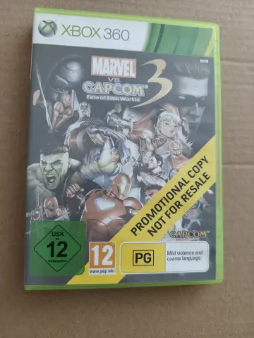 Xbox 360 Marvel vs. Capcom 3: Fate of Two Worlds Promotional Copy kaas