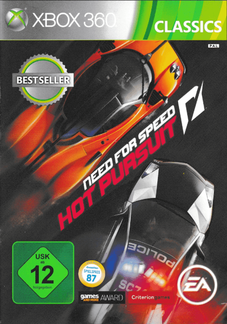 Xbox 360 Need for Speed: Hot Pursuit cover