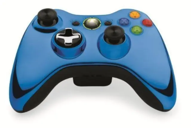 Xbox 360 Wireless Controller - Chrome Blue OEM